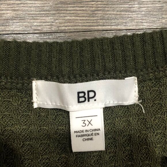 BP Crop Waffle Knit Sweater - Picture 3 of 7